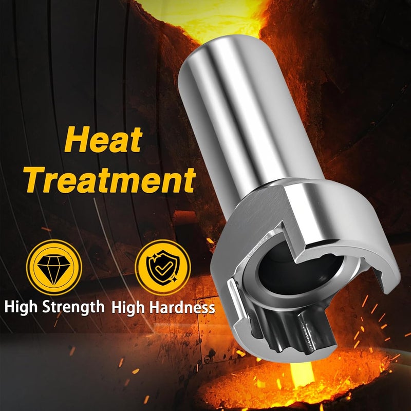 KPALAG Stainless Steel 3/4" Strut Channel Adapter, Nuts & Bolts Drill Bit Socket Wrench Tool for 19mm Bolt Head Compatible with 1-5/8" 2-7/16" Channels and Struts - Image 4